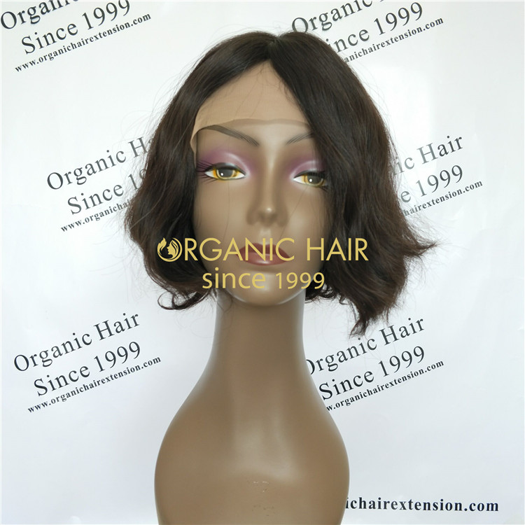 Wholesale factory price 100% European Hair short Jewish Kosher Wig  A22